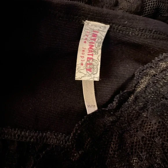 Free People Black Lace Maxi Skirt XS - Picture 16 of 16